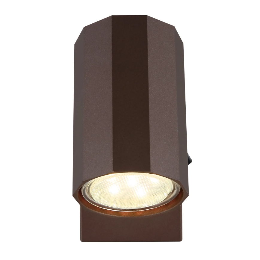 Globo - Foco de parede 1xGU10/25W/230V castanho