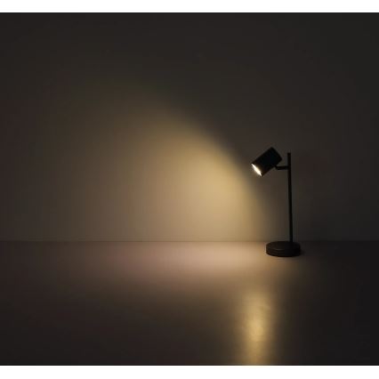 Globo - Candeeiro de mesa 1xGU10/5W/230V castanho