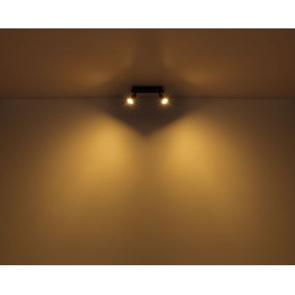 Globo - Foco 2xGU10/35W/230V preto