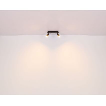 Globo - Foco 2xGU10/35W/230V preto