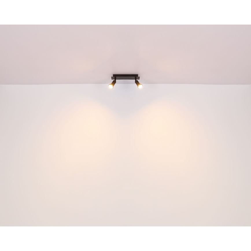 Globo - Foco 2xGU10/35W/230V preto