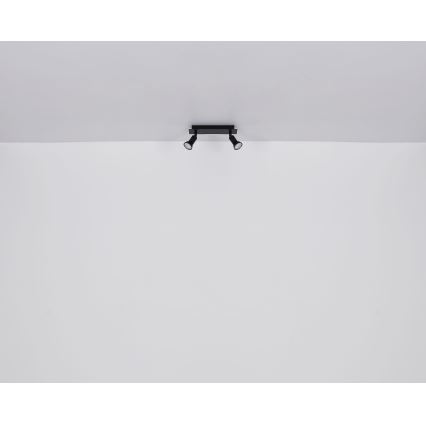 Globo - Foco 2xGU10/35W/230V preto