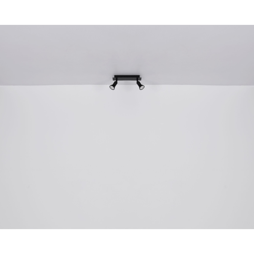 Globo - Foco 2xGU10/35W/230V preto
