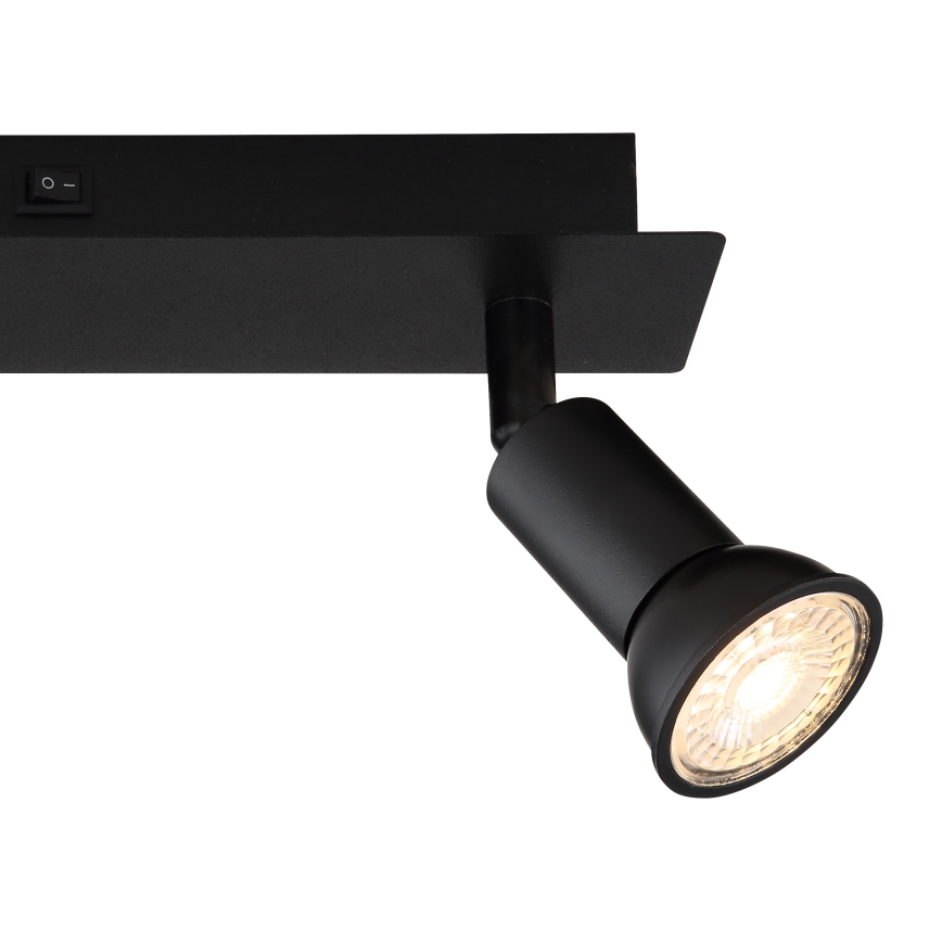 Globo - Foco 2xGU10/35W/230V preto