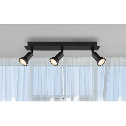 Globo - Foco 3xGU10/35W/230V preto