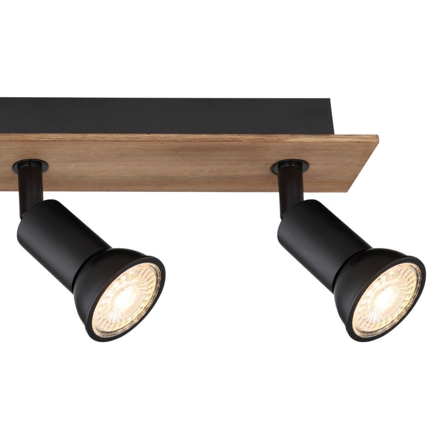 Globo - Foco 4xGU10/35W/230V madeira/metal