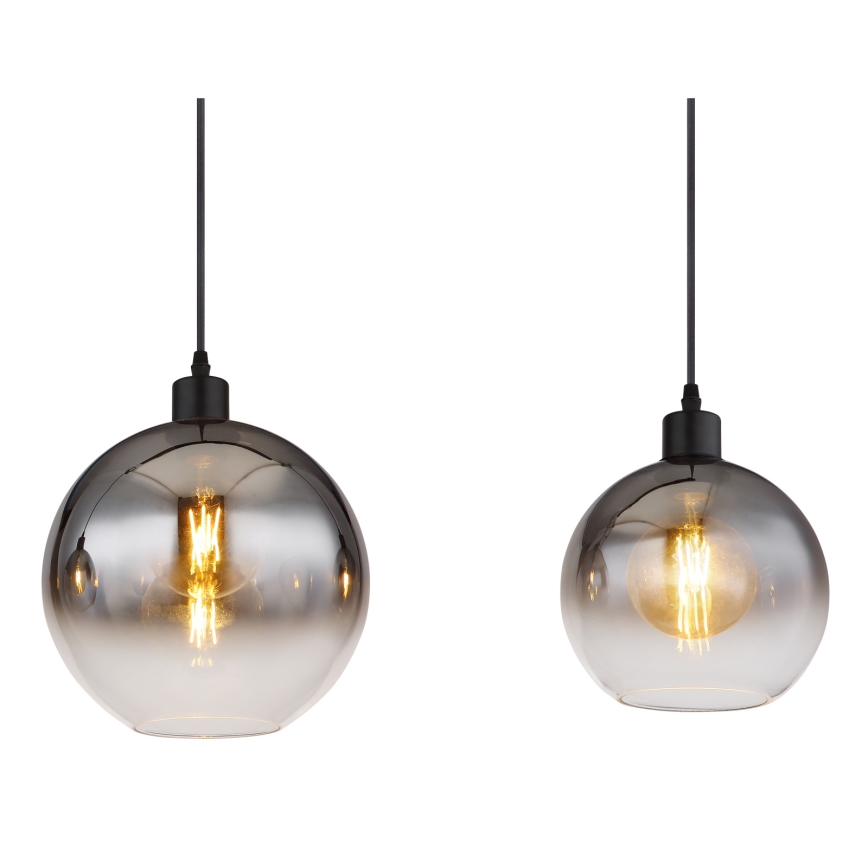 Globo - Lustre suspenso em cabo 3xE27/60W/230V