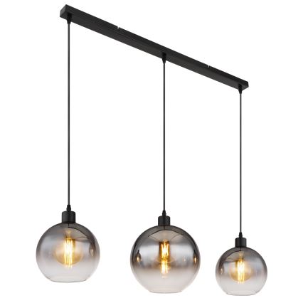 Globo - Lustre suspenso em cabo 3xE27/60W/230V
