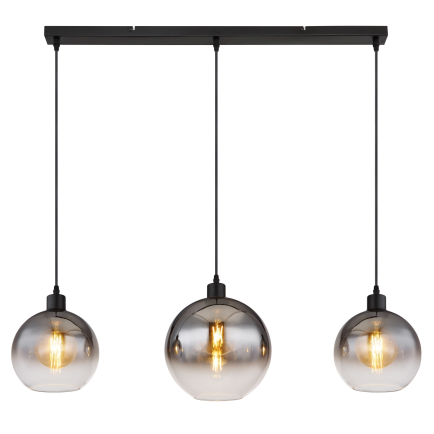 Globo - Lustre suspenso em cabo 3xE27/60W/230V
