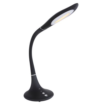 Globo - Lâmpada de mesa LED flexível com regulação por toque LED/9W/230V 3000/4000/6500K preta