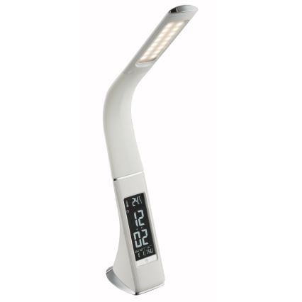 Globo - Lâmpada de mesa LED tátil dimerizável com display LED/6,5W/230V 3000/4500/5800K branca
