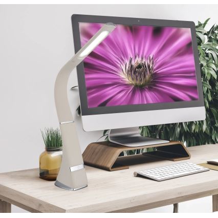 Globo - Lâmpada de mesa LED recarregável tátil e regulável LED/5W/5V 2200 mAh