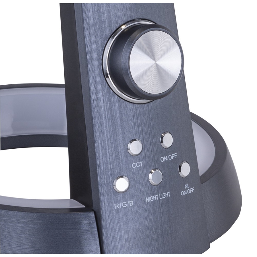 Globo - Lâmpada de mesa LED RGB regulável LED/8W/230V + LED/2W