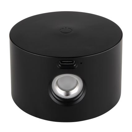 Globo - Lâmpada de mesa tátil LED regulável 4 em 1 LED/4W/5V 3000/4000/5000K 1200 mAh preta