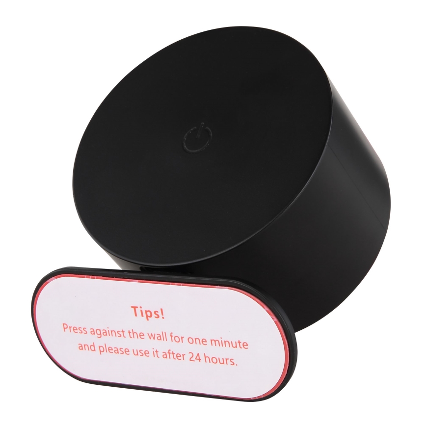 Globo - Lâmpada de mesa tátil LED regulável 4 em 1 LED/4W/5V 3000/4000/5000K 1200 mAh preta