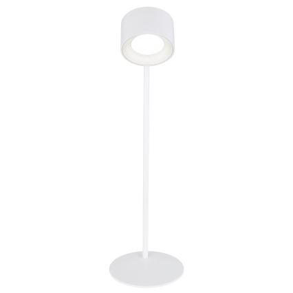 Globo - Lâmpada de mesa tátil LED regulável 4 em 1 LED/4W/5V 3000/4000/5000K 1200 mAh branca