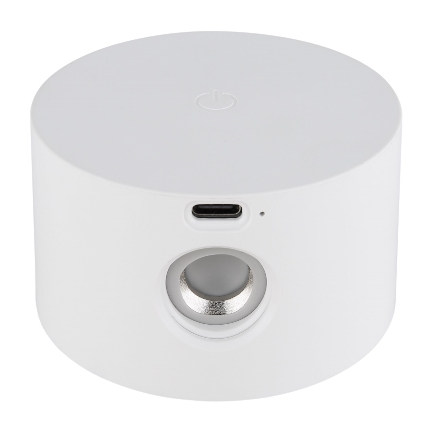 Globo - Lâmpada de mesa tátil LED regulável 4 em 1 LED/4W/5V 3000/4000/5000K 1200 mAh branca