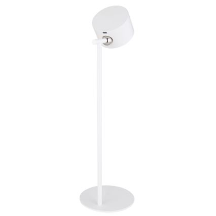 Globo - Lâmpada de mesa tátil LED regulável 4 em 1 LED/4W/5V 3000/4000/5000K 1200 mAh branca