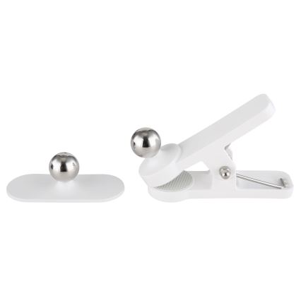 Globo - Lâmpada de mesa tátil LED regulável 4 em 1 LED/4W/5V 3000/4000/5000K 1200 mAh branca