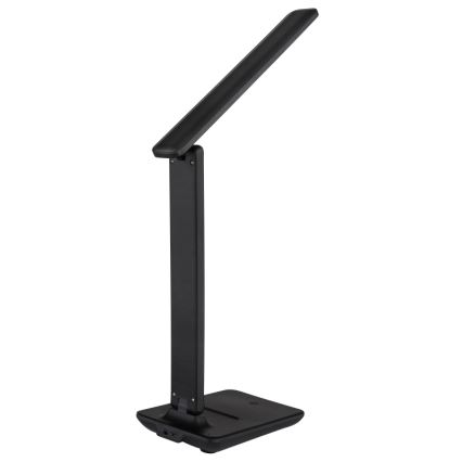 Globo - Lâmpada de mesa LED recarregável tátil dimerizável LED/4W/5V 2700/4000/6500K 1800 mAh preta