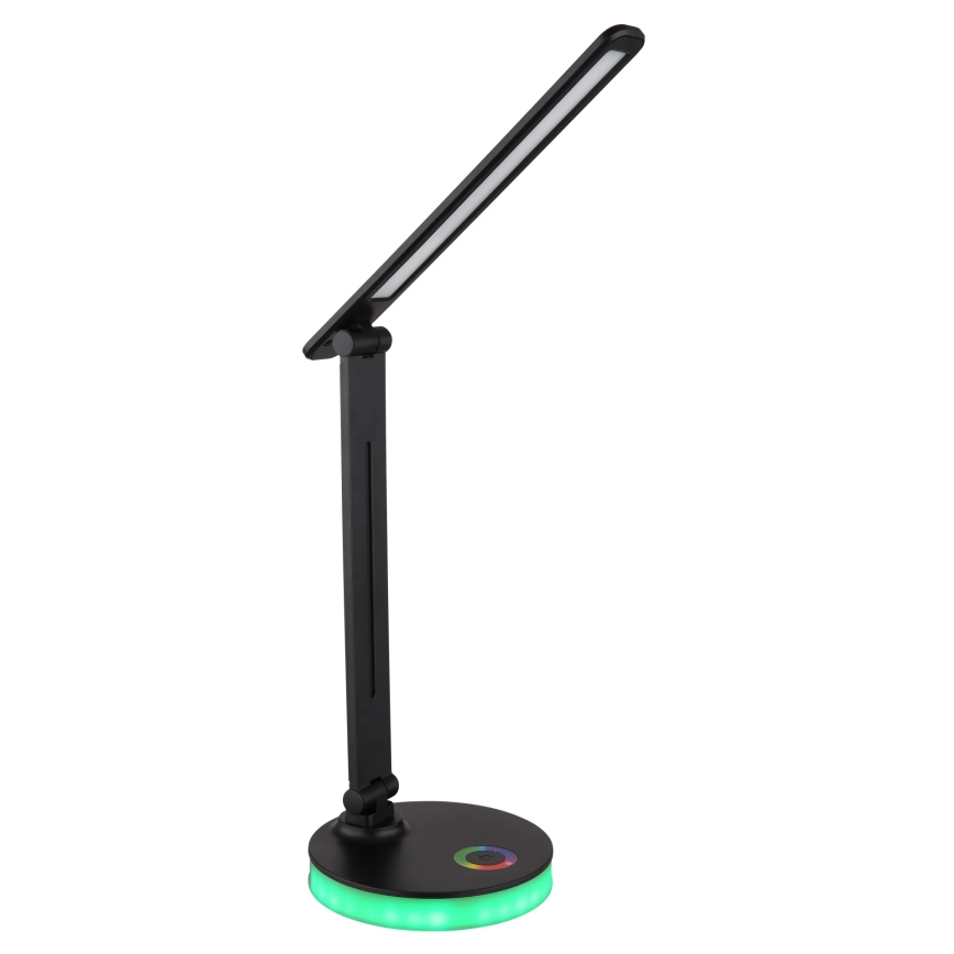 Globo - Lâmpada de mesa tátil dimmerizável LED RGBW LED/5W/230V + LED/2W 2700K/4000K/6500K preta