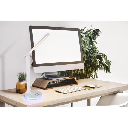 Globo - Lâmpada de mesa tátil dimmerizável LED RGBW LED/5W/230V + LED/2W 2700K/4000K/6500K branca