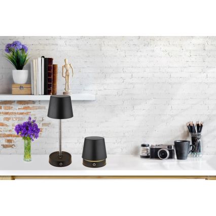 Globo - Lâmpada de mesa recarregável tátil com dimmer LED/1,2W/5V 1200 mAh