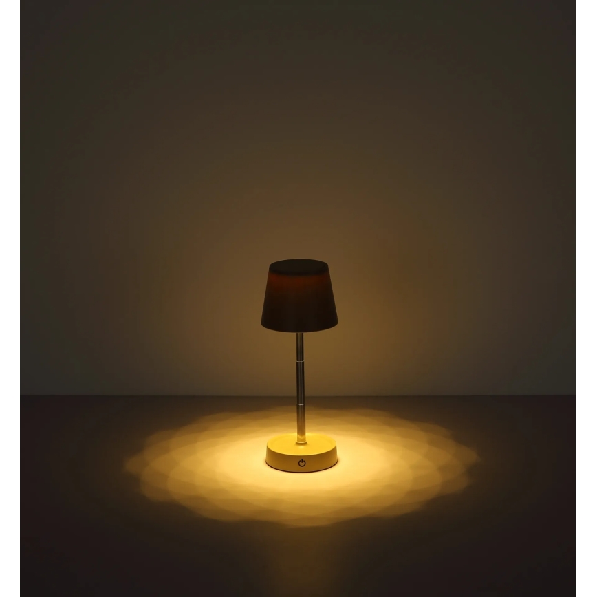 Globo - Lâmpada de mesa LED recarregável com sensor tátil e dimmer LED/1,2W/3V 1200 mAh