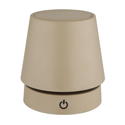 Globo - Lâmpada de mesa LED recarregável com sensor tátil e dimmer LED/1,2W/3V 1200 mAh