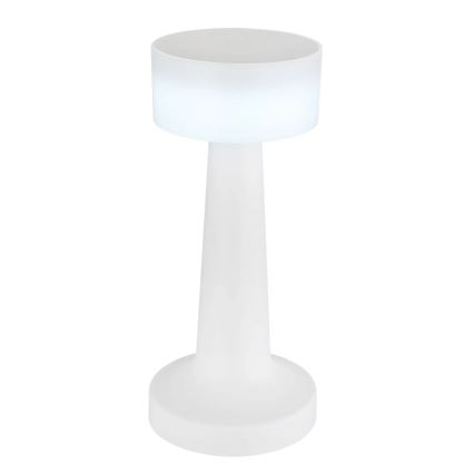 Globo - Lâmpada de mesa LED tátil regulável LED/1W/3,7V 2700K/4000K/6500K 800 mAh USB branca