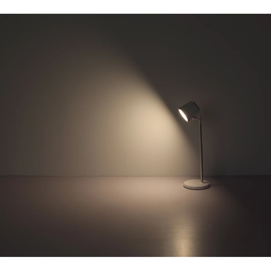 Globo - Lâmpada de mesa tátil LED regulável 4 em 1 LED/6W/3,7V 3000K/4000K/6500K 1500 mAh USB branca