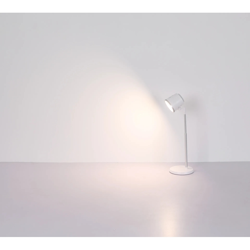 Globo - Lâmpada de mesa tátil LED regulável 4 em 1 LED/6W/3,7V 3000K/4000K/6500K 1500 mAh USB branca
