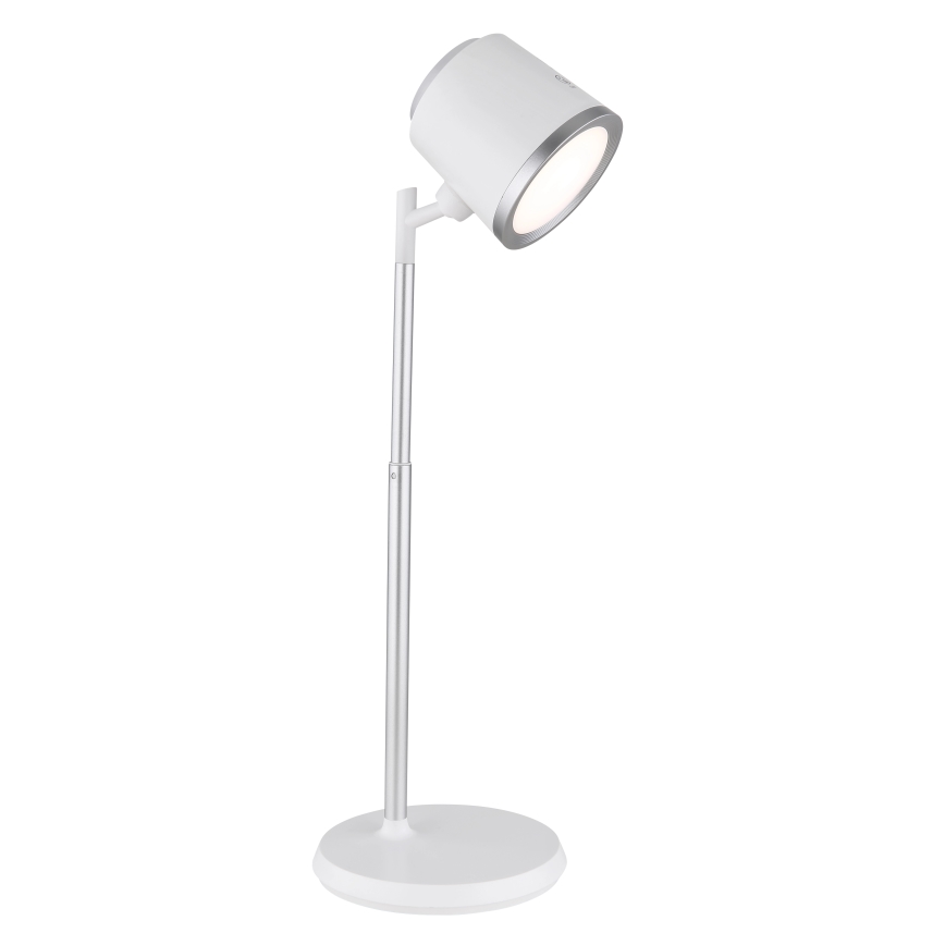 Globo - Lâmpada de mesa tátil LED regulável 4 em 1 LED/6W/3,7V 3000K/4000K/6500K 1500 mAh USB branca