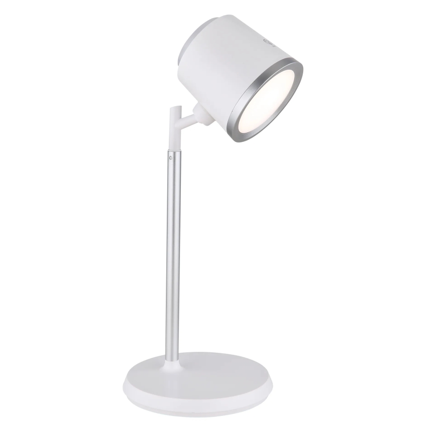 Globo - Lâmpada de mesa tátil LED regulável 4 em 1 LED/6W/3,7V 3000K/4000K/6500K 1500 mAh USB branca