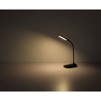 Globo - Candeeiro de mesa táctil LED com regulação LED/9W/230V 3000K/4000K/6500K CRI 90 preto