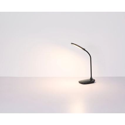 Globo - Candeeiro de mesa táctil LED com regulação LED/9W/230V 3000K/4000K/6500K CRI 90 preto