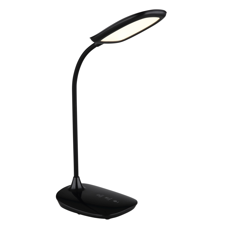Globo - Candeeiro de mesa táctil LED com regulação LED/9W/230V 3000K/4000K/6500K CRI 90 preto