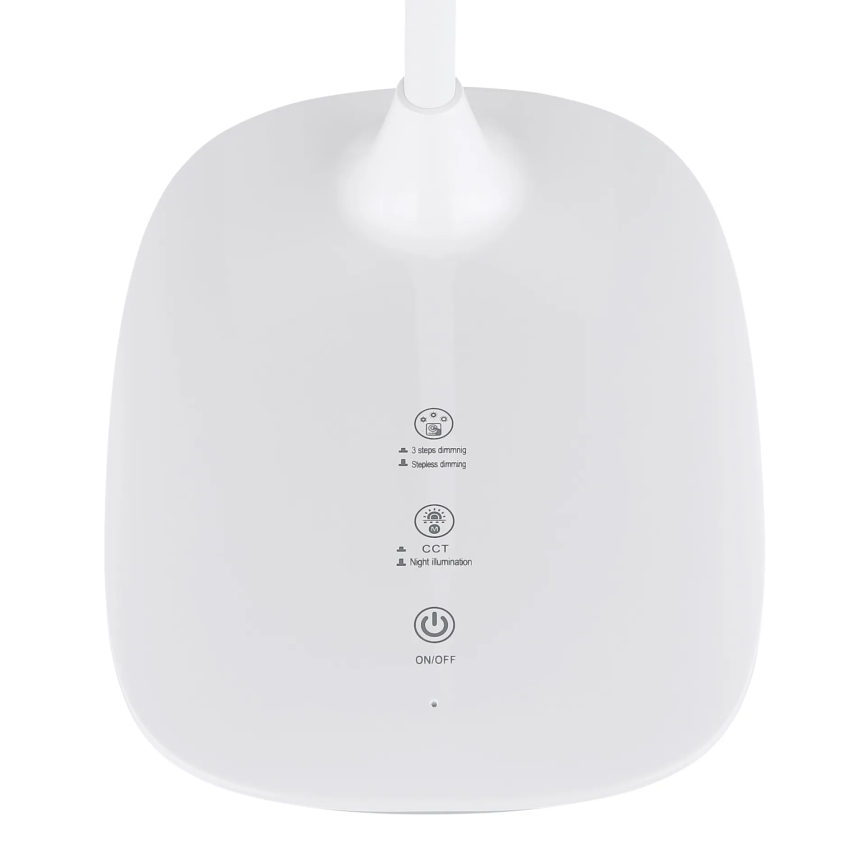 Globo - Candeeiro de mesa táctil LED com regulação LED/9W/230V 3000K/4000K/6500K CRI 90 branco