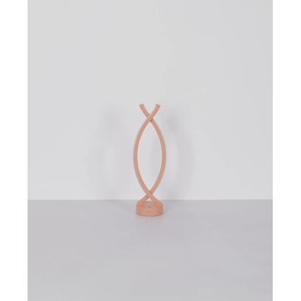 Globo - Lâmpada de mesa tátil LED regulável LED/1W/3,7V 3000K 1800 mAh USB rosa