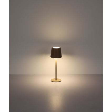 Globo - Lâmpada de mesa tátil exterior LED regulável LED/2W/5V 3000/4000/6000K 2200 mAh IP44 creme