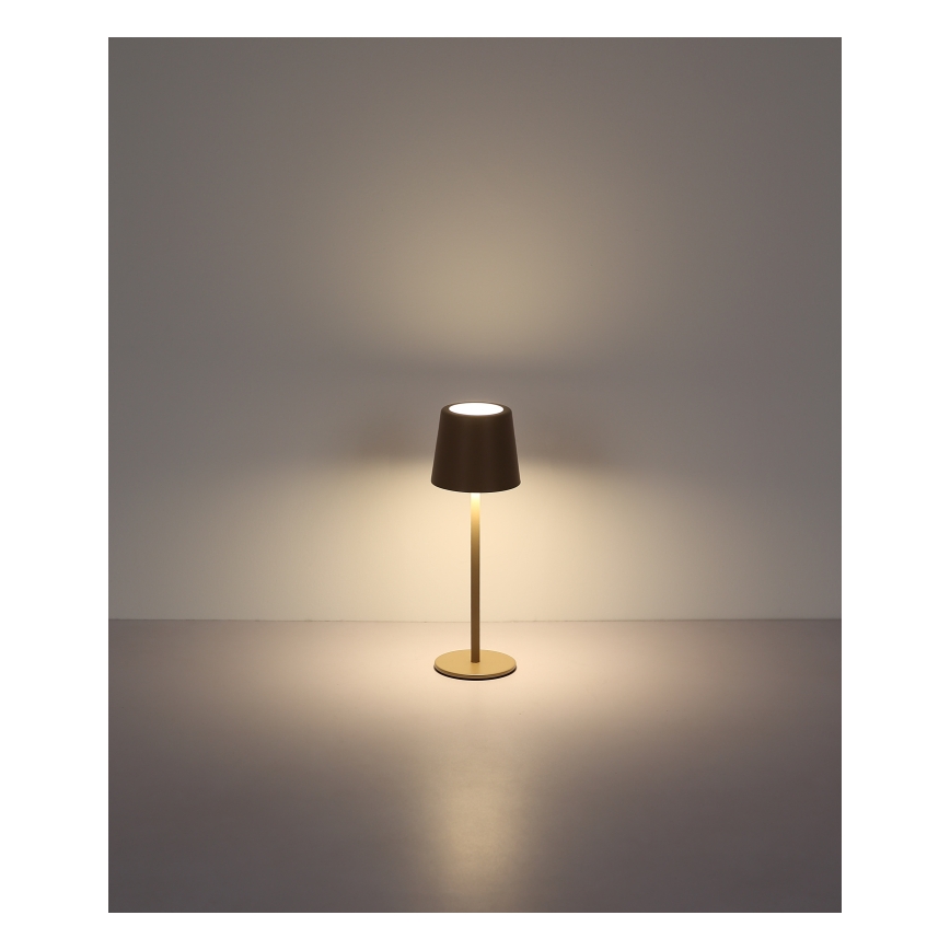 Globo - Lâmpada de mesa tátil exterior LED regulável LED/2W/5V 3000/4000/6000K 2200 mAh IP44 creme