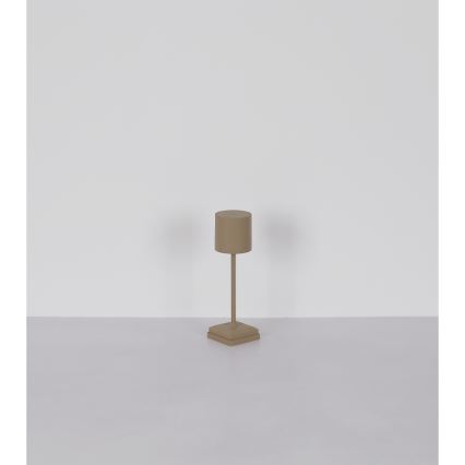 Globo - Lâmpada de Mesa LED Recarregável com Sensor de Toque e Dimmer LED/1,5W/5V 2200 mAh bege