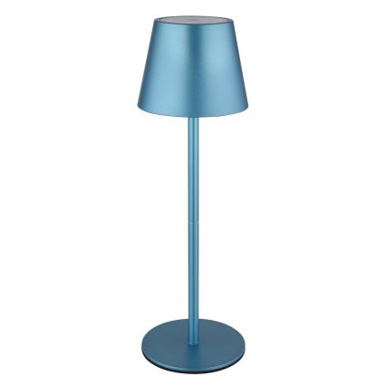 Globo - Lâmpada de mesa exterior tátil, recarregável e regulável 3 em 1 LED/3W/5V 3000/4000/5000K IP54 1800 mAh azul