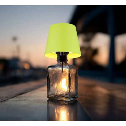 Globo - Lâmpada de mesa para exterior tátil e regulável 3 em 1 (LED, 3W/5V) 3000/4000/5000K IP54 1800 mAh verde