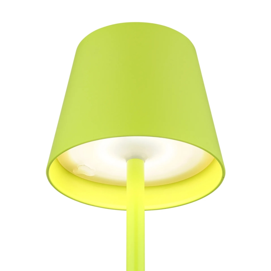Globo - Lâmpada de mesa para exterior tátil e regulável 3 em 1 (LED, 3W/5V) 3000/4000/5000K IP54 1800 mAh verde