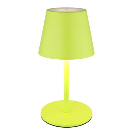 Globo - Lâmpada de mesa para exterior tátil e regulável 3 em 1 (LED, 3W/5V) 3000/4000/5000K IP54 1800 mAh verde