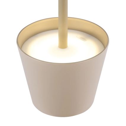 Globo - Lâmpada de mesa exterior LED recarregável com controlo tátil e regulável LED/3W/5V 3000/4000/5000K IP54 1800 mAh