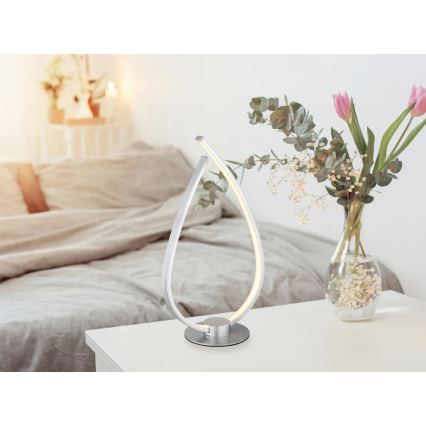 Globo - Candeeiro de mesa LED/6W/230V prateado
