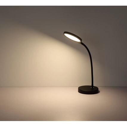 Globo - Lâmpada de mesa tátil dimerizável LED/8W/230V 2700K/4000K/6500K preta