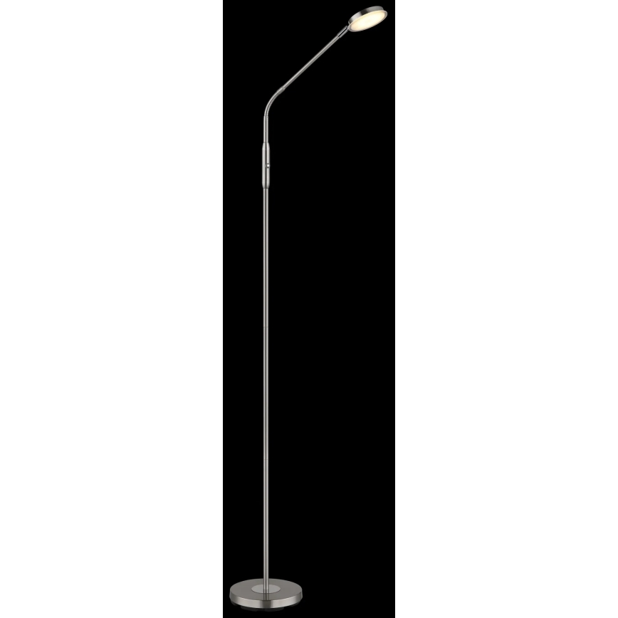 Globo - Candeeiro de pé LED dimerizável com controlo tátil LED/6,5W/230V 2700/3350/4000K cromado fosco
